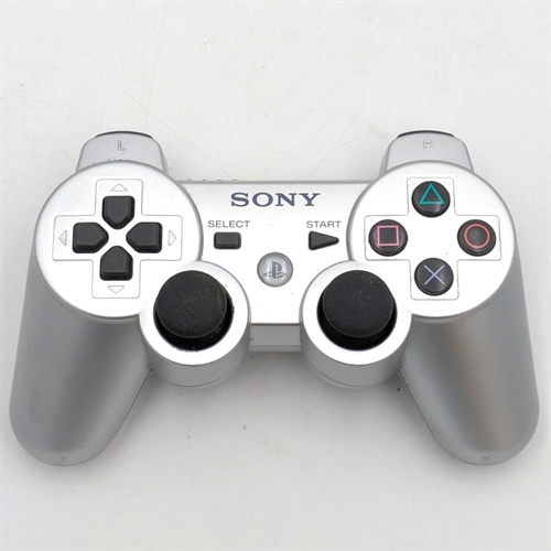 Original Dualshock 3 Sixaxis Controller - Satin Silver - Playstation 3 Accessories (B Grade) (Used)
